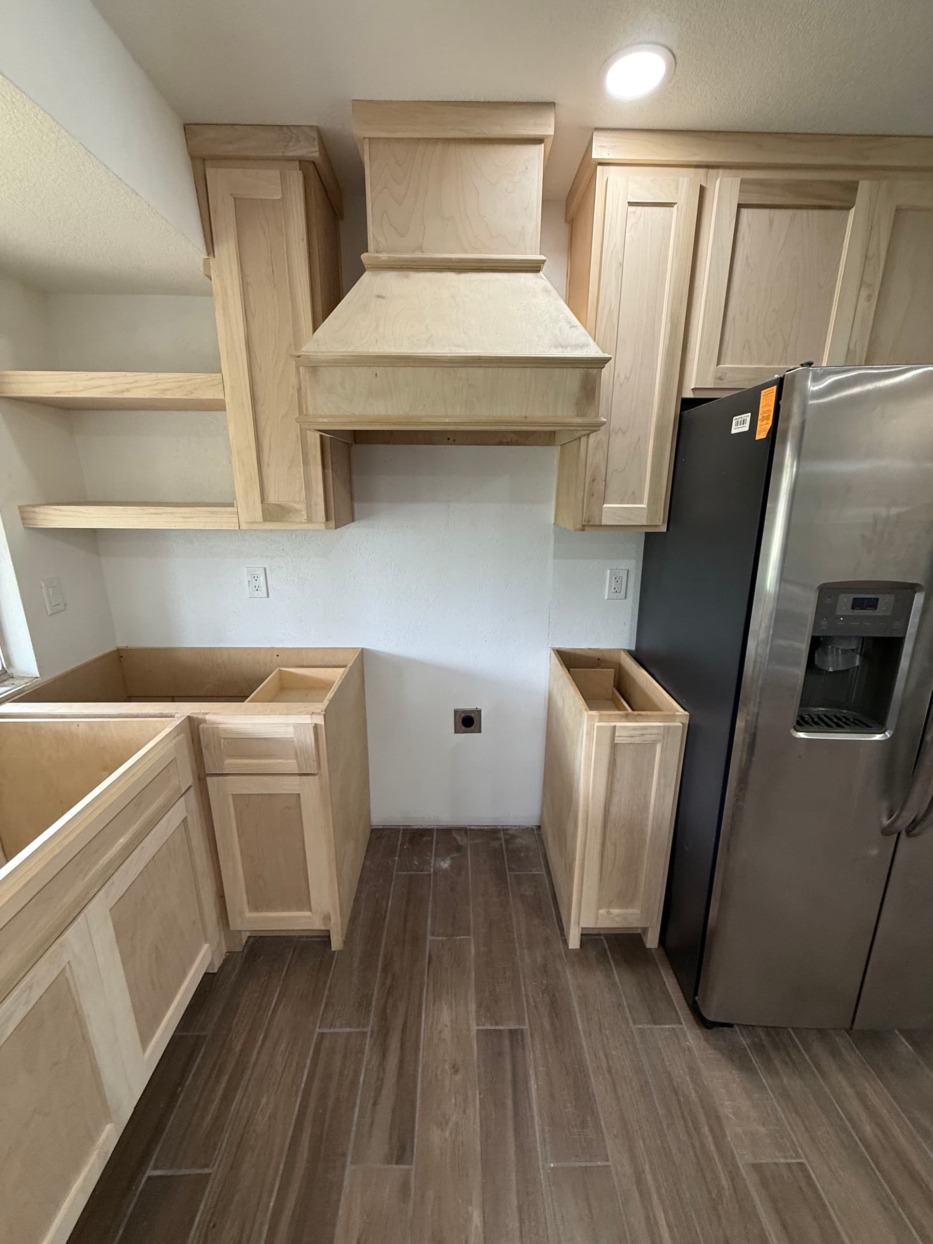 Kitchen Cabinet Installation in Progress - DFW Remodel image