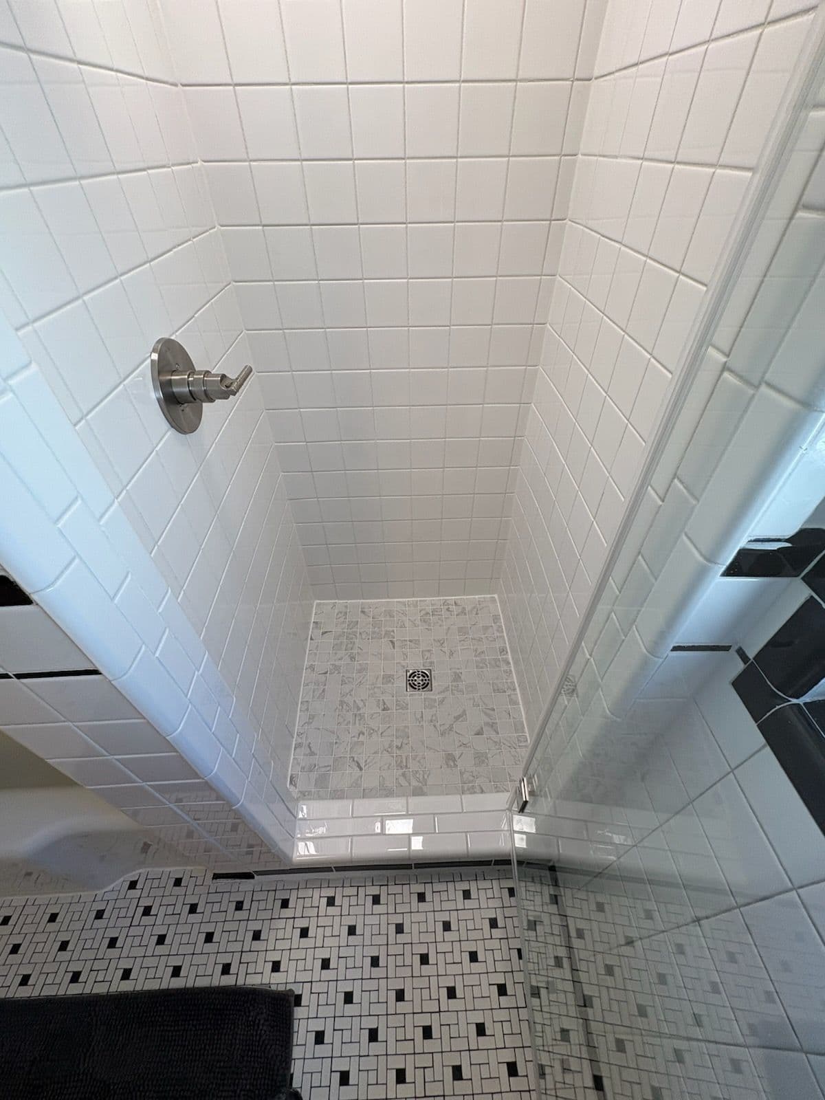 Modern Shower Renovation with Stylish Touches image